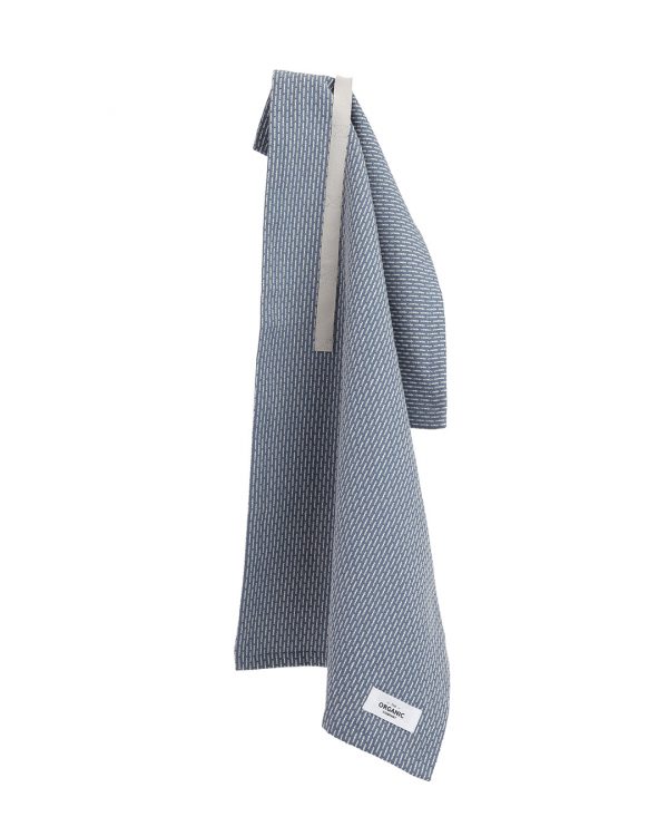 e Towel I färgen Grey blue stone från The Organic Company