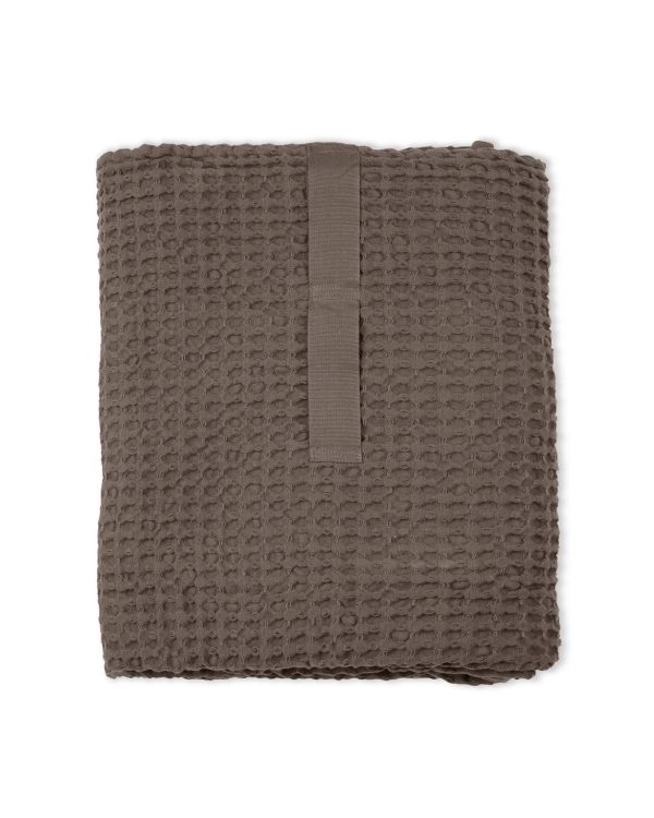 Badlakan Big Waffle Towel and Blanket i färgen clay från The Organic Company, Cobosabi