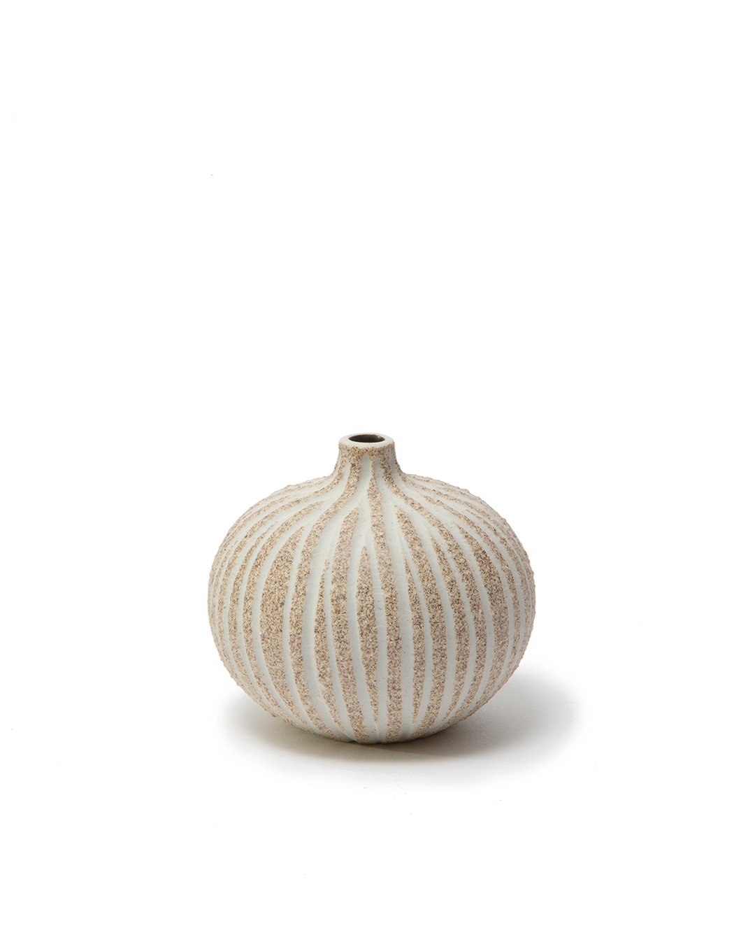 Vas Bari small Stone stripe i färgen brown medium rough från Lindform Cobosabi