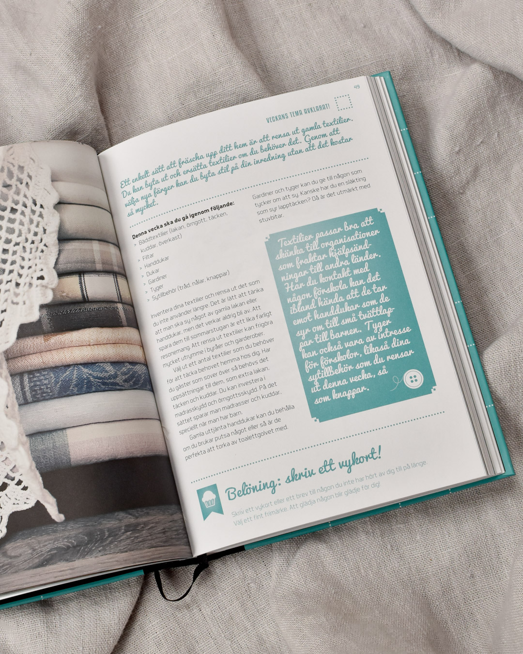Boken Rensa ut och lev lättare - en smart guide till ordning hemma