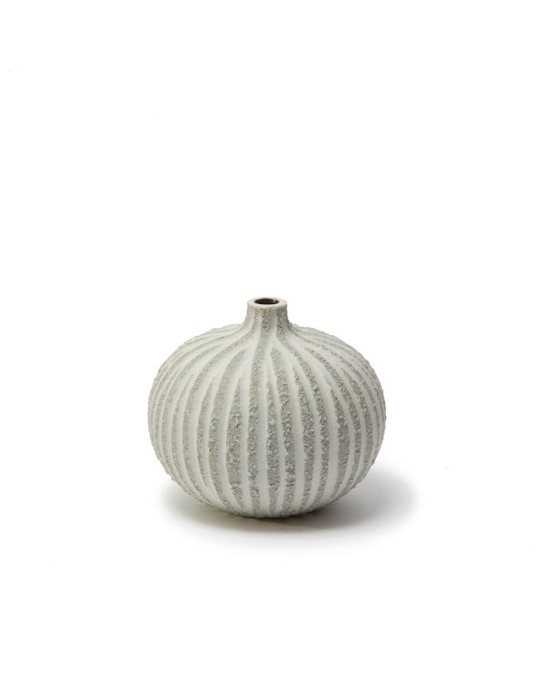 Vas Bari small i färgen Stone stripe light grey rough från Lindform