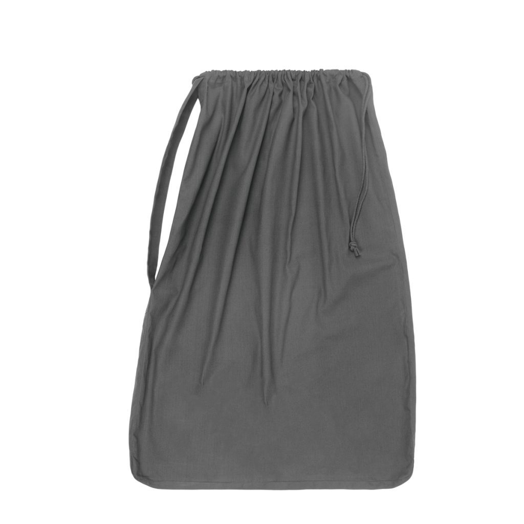 Laundry and storage bag mörkgrå available ekologisk bomull