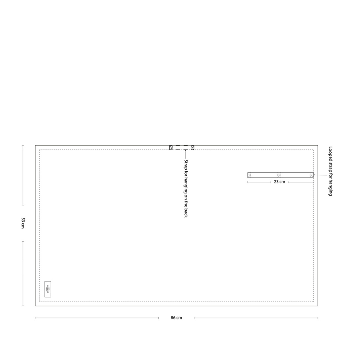 Kökshandduk - mintgrön, GOTS - Bild 5