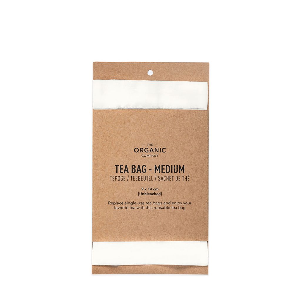 Tea bag medium i ekologisk bomull från The Organic Company