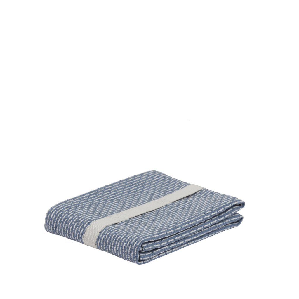 Liten handduk Little towel I färgen Grey blue stone av ekologisk bomull från The Organic Company hos Cobosabi