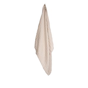 FINE handduk Stone av 3 lager bomullsmuslin från The Organic Company hos Cobosabi
