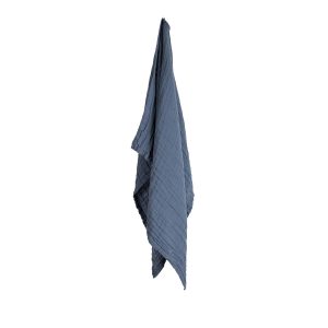 FINE handduk Grey blue av 3 lager bomullsmuslin från The Organic Company hos Cobosabi