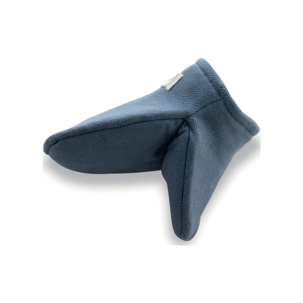 Grytvante mini ett par Grey blue av ekologisk bomull från The Organic Company hos Cobosabi