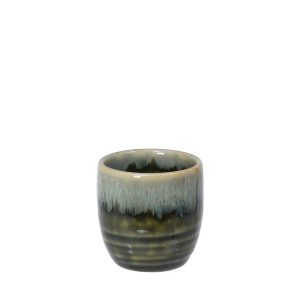 Sake mugg vit/grön från Tokyo Design Studio hos Cobosabi