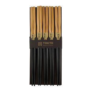 Ätpinnar svart twist från Tokyo Design Studio