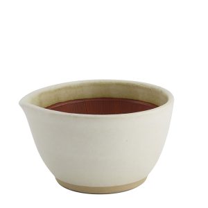 Mortelskål Suribachi vit medium från Tokyo Design Studio hos Cobosabi
