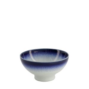 Risskål Koshoku Marche blå/vit från Tokyo Design Studio