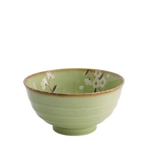 Ramenskål Hiwa Sakura grön från Tokyo Design Studio hos cobosabi