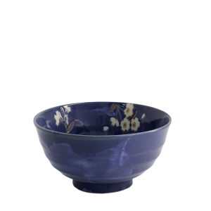 Ramenskål Yoi Sakura blå från Tokyo Design Studio hos Cobosabi