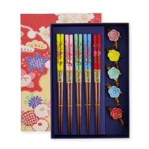 Ätpinnar med stöd Sakura gåvoset från Tokyo Design Studio