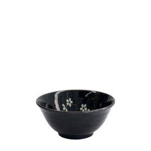 Cobalt blue Sakura japansk skål I mörkblått med vita körsbärsblommor från Tokyo Design Studio hos Cobosabi