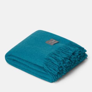 Mohairpläd emerald green från Stackelbergs