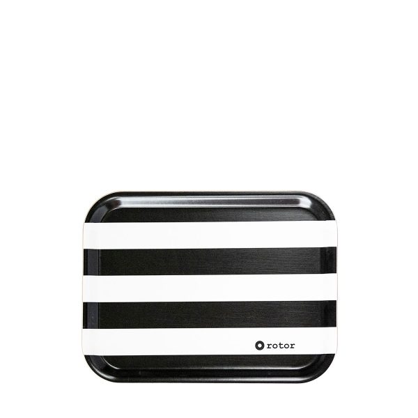 Serveringsbricka svart/vit från Rotor