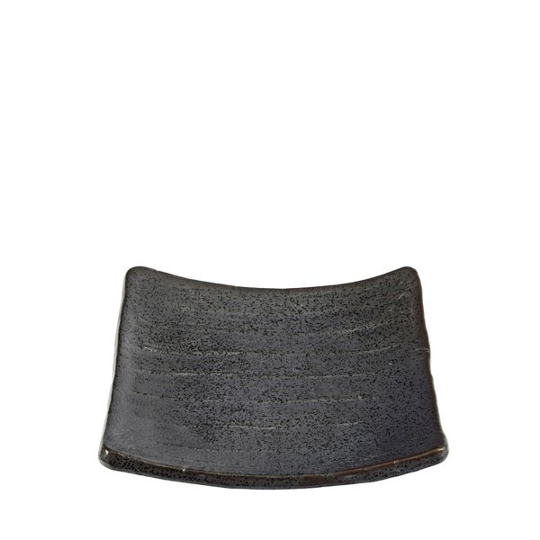 Fyrkantig tallrik svart från Tokyo Design Studio