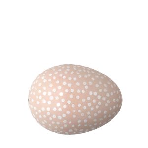 Ägg prick mini rosa/vit från Paradisverkstaden