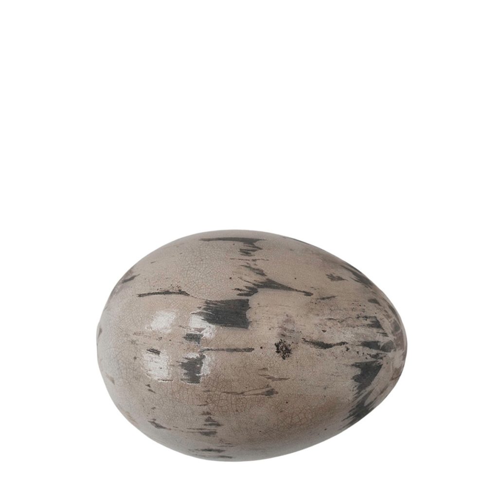 Raku ägg mini no7 - Paradisverkstaden