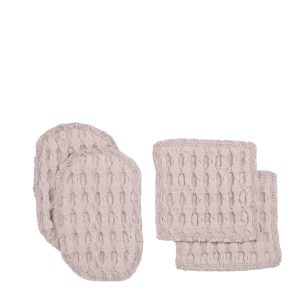Big Waffle makeup pads lavendell av ekologisk bomull från The Organic Company