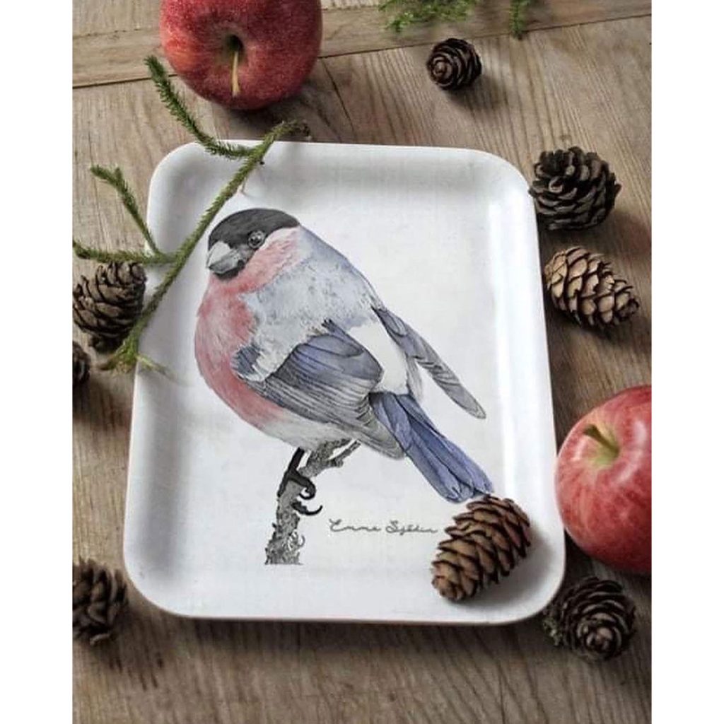 Bricka med domherre från Emma Sjödin