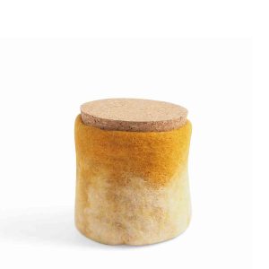 Burk av ull mustard från Aveva