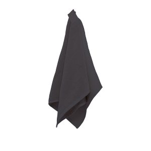 CALM handduk i frotté Dark grey från The Organic Company