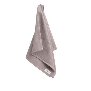 CALM handduk i frotté Dusty lavender från The Organic Company