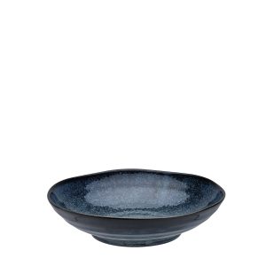 Japansk låg skål ø17cm Cobalt blue artnr 14322 från Tokyo Design Studio hos Cobosabi