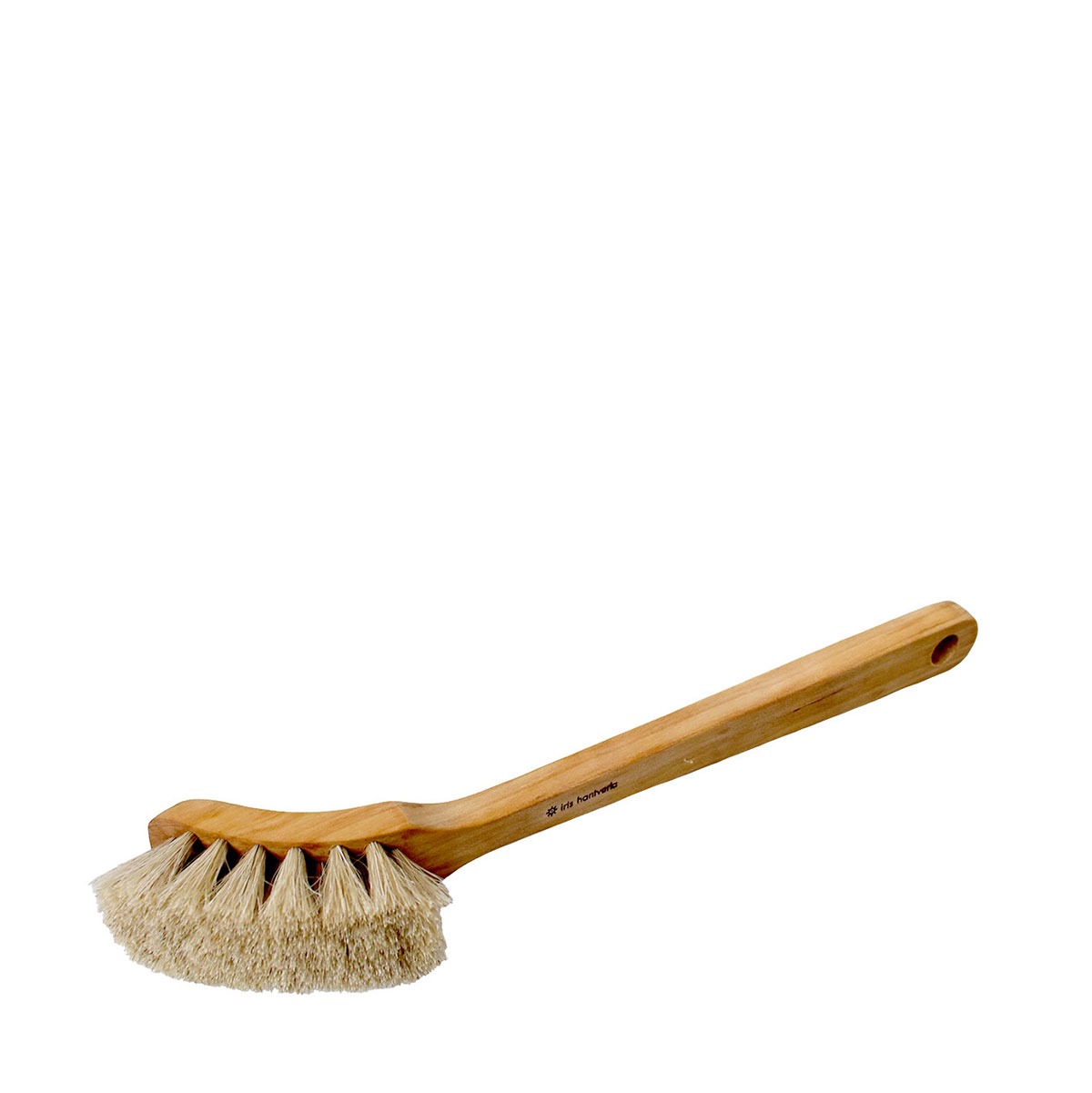 Diskborste böjd ljus i trä och tagel från Iris Hantverk