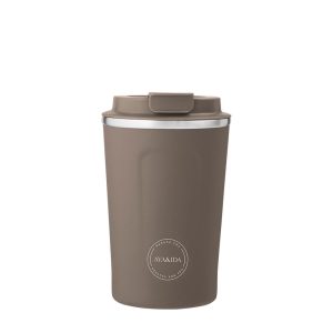 CUP2GO Driftwood termosmugg 380ml i metall från AYA&IDA hos Cobosabi