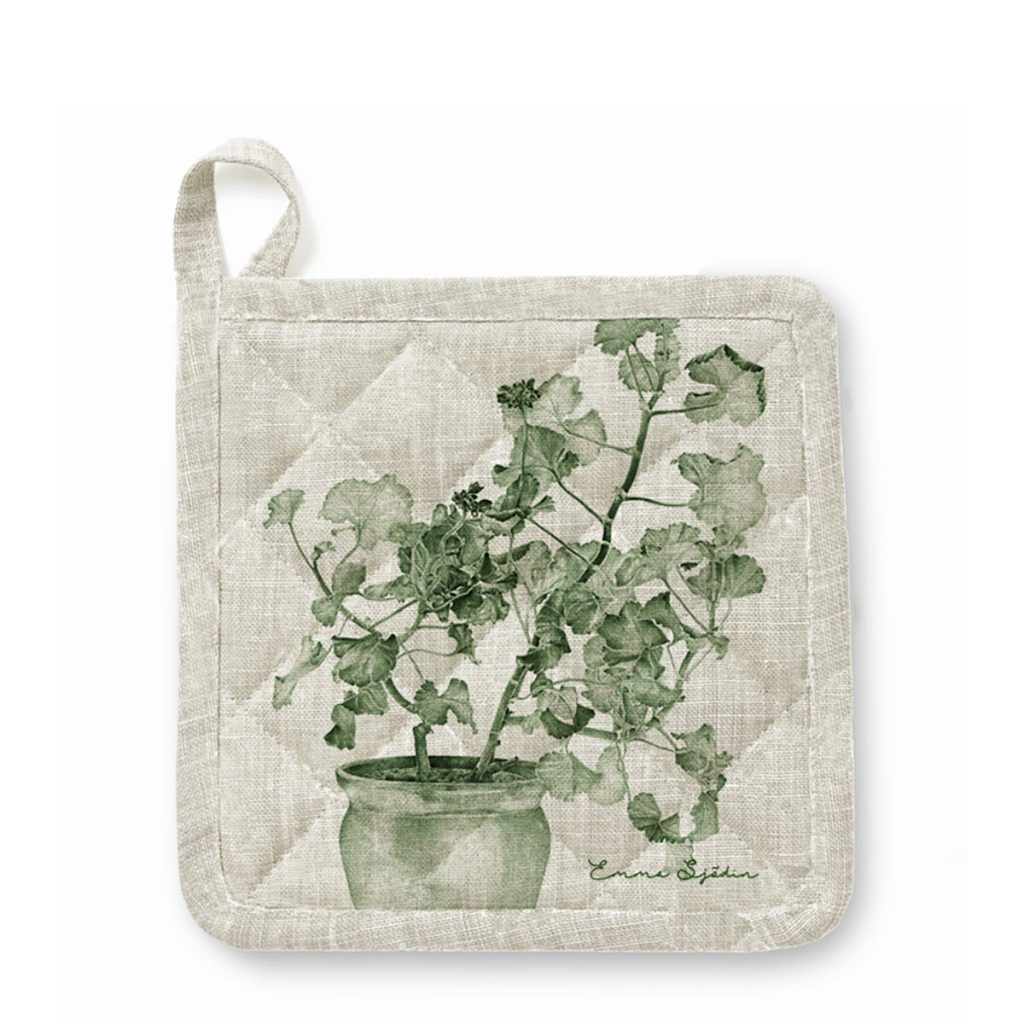 Grytlapp grön pelargon från EMMA SJÖDIN