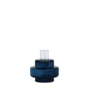 Ljusstake Glass candlestick no54 indigo blue från Ro Collection
