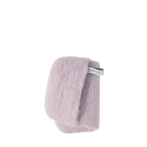 Lavendelfärgad grytlapp i ull från Aveva