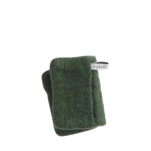 Grytlapp mossgrön av ull från Aveva