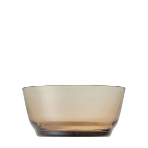 Glasskål HIBI brun från japanska Kinto