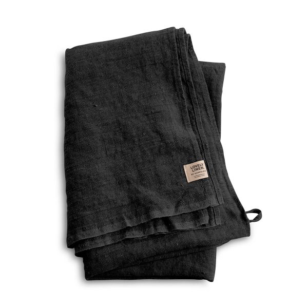 Badlakan Lovely Hamam mörkgrå i linne från Lovely Linen