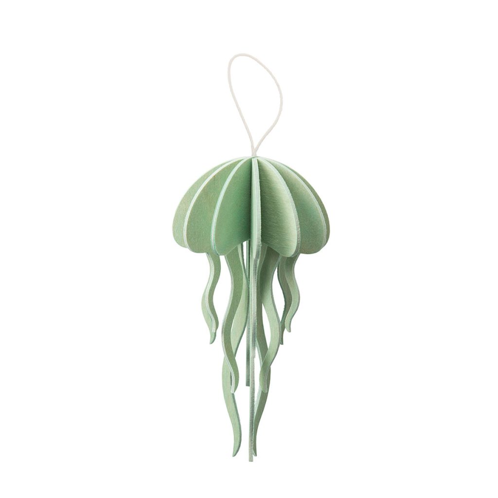 Manet 8 cm mint small i trä från Lovi, pyssel