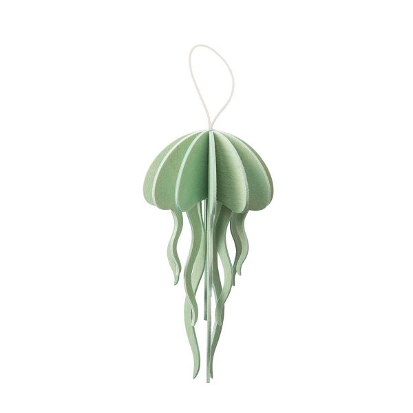 Manet 8 cm mint small i trä från Lovi, pyssel