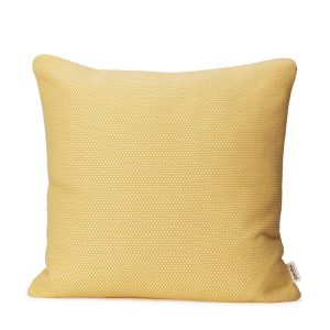 Kuddfodral HEAVY WEAVE vanilgul från Gyllstad.