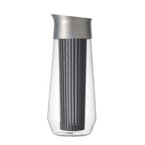 LUCE karaff i glas med sil för kallbryggning från japanska Kinto