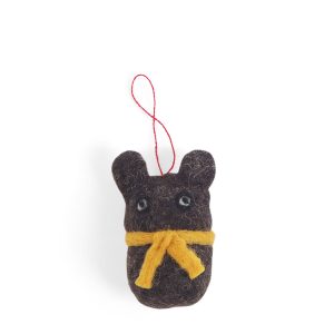 Little hangings björn av ull från Aveva