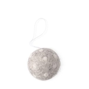 Julpynt Little hangings kula grå/vit i ull från Aveva