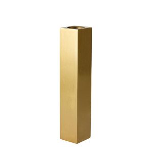 Ljusstake Square i matt mässing 14cm från H Skjalm P