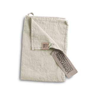 Lovely gästhandduk ljusgrå i linne från Lovely Linen