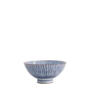 Skål Line i serien mixed bowls blå/vit från Tokyo Design Studio