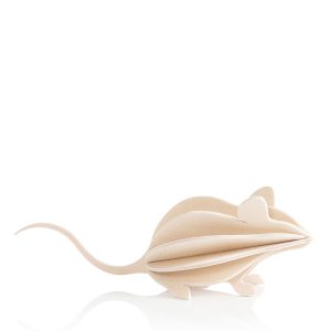 Mus 15 cm natur från Lovi, pyssel