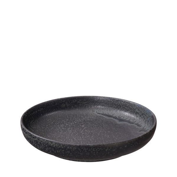 Japansk tallrik med kant ø20cm onyx noir artnr 16919 från Tokyo Design Studio hos Cobosabi